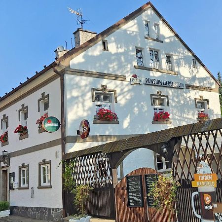 Restaurant & Pension Liebenstein Libá Buitenkant foto