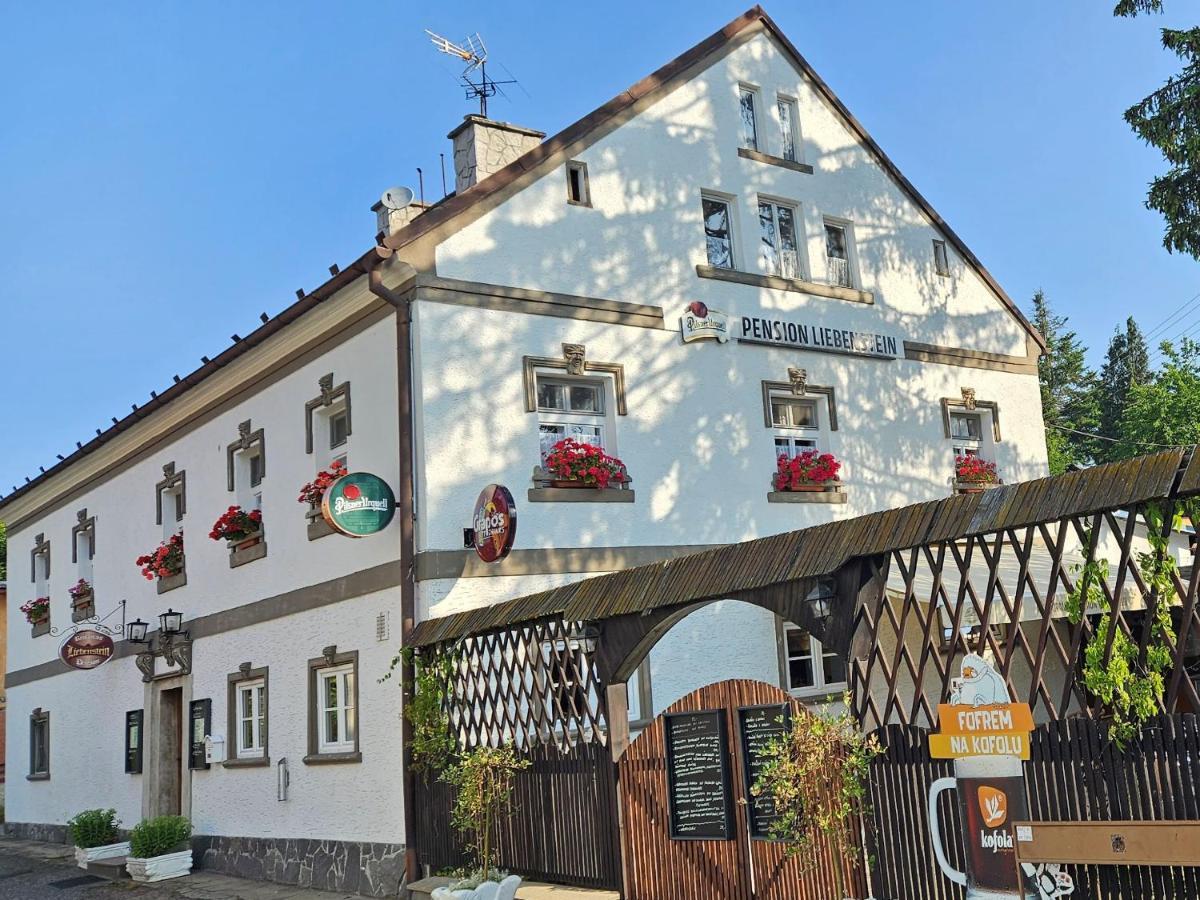 Restaurant & Pension Liebenstein Libá Buitenkant foto